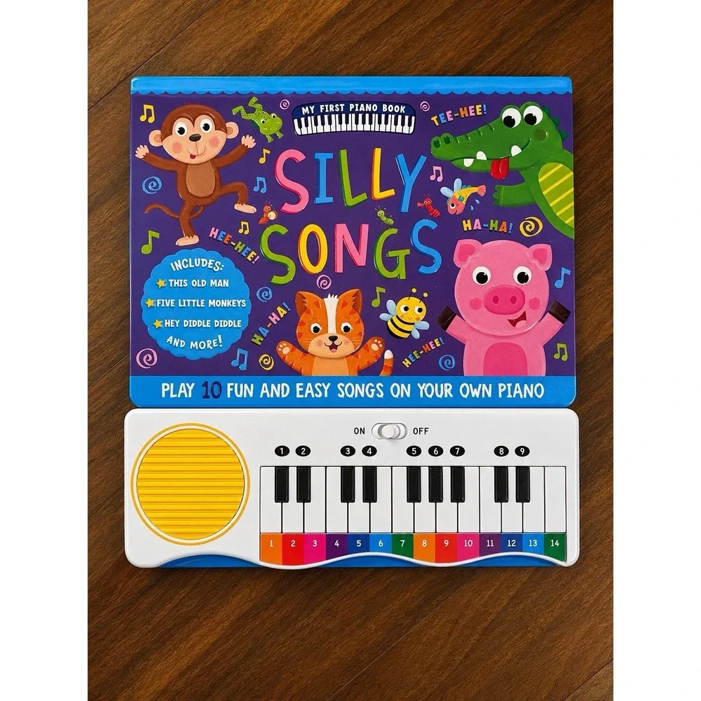 My First Piano Book Lot of 3 Children's Silly Songs Classical Music Sound Books